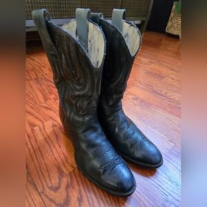 Classic Grey Western Cowboy Boots